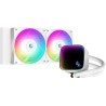 DEEPCOOL water cooler LS520 SE / 2x120 mm fan / ARGB / Intel and AMD / for SI / white