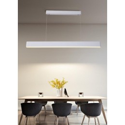 IMMAX NEO MILANO SMART závěsné lineání svítidlo 120cm, CCT 40W/RGB 18W, bílé Zigbee 3.0, TUYA