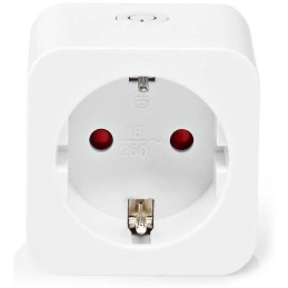 NEDIS Wi-Fi chytrá zásuvka/ měřič výkonu/ 16A/ typ F/ Android/ iOS/ Nedis® SmartLife/ bílá