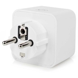 NEDIS Wi-Fi chytrá zásuvka/ měřič výkonu/ 16A/ typ F/ Android/ iOS/ Nedis® SmartLife/ bílá