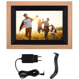 Rollei fotorámeček WiFi 105/ úhlopříčka 10.1"/ 8GB/ 1W/ Frameo APP/ Dřevo/ Hnědý