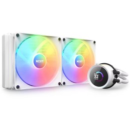 NZXT vodní chladič Kraken 280 RGB / 2x140mm fan / 4-pin PWM / LCD disp. / 6 let / bílý