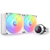 NZXT Wasserkühlung Kraken 280 RGB / 2x140-mm-Lüfter / 4-Pin-PWM / LCD-Display / 6 Jahre Garantie / Weiß