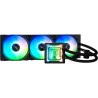 Bitfenix CPU water cooler 360 mm Black / thin - 32mm / ARGB / 4-pin / AMD and Intel