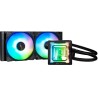 Bitfenix vodný chladič na CPU 240 mm Black / tenký - 27mm / ARGB / 4-pin / AMD aj Intel