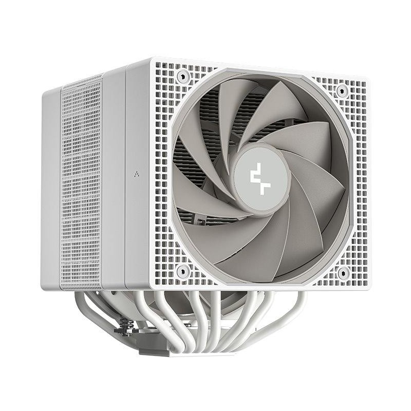 DEEPCOOL chladič CPU Assassin IV / dual tower / 120mm + 140mm fan / 7x tep. trubice /  Intel i AMD / bílý