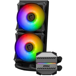 MSI vodní chladič CPU MAG CORELIQUID M240/ 2x 120mm ARGB fan/ podpora LGA1700