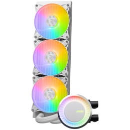 MSI vodní chladič CPU MAG CORELIQUID E360 WHITE/ 3x 120mm ARGB fan/ podpora LGA1700/ bílý