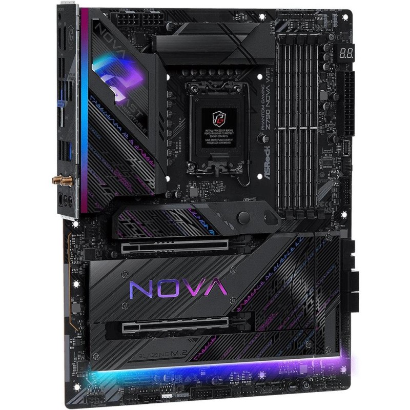 ASRock Phantom Gaming Z790 NOVA WiFi / Intel Z790 / LGA1700 / 4x DDR5 DIMM / 6x M.2 / HDMI / DP / USB-C / ATX