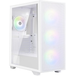 BitFenix skříň Flow FRGB/ ATX / 4x120mm FRGB fan / 2xUSB 3.0  / tvrzené sklo / bílá
