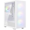 BitFenix case Flow FRGB/ ATX / 4x120mm FRGB fan / 2xUSB 3.0 / tempered glass / white
