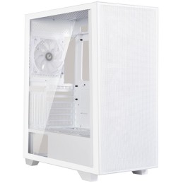 BitFenix skříň Flow FRGB/ ATX / 4x120mm FRGB fan / 2xUSB 3.0  / tvrzené sklo / bílá