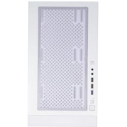 BitFenix skříň Flow FRGB/ ATX / 4x120mm FRGB fan / 2xUSB 3.0  / tvrzené sklo / bílá