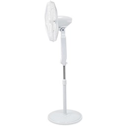 NEDIS Wi-Fi chytrý ventilátor/ stojanový/ velikost 40 cm/ výkon 60 W/ funkce osclilace/ Android/iOS/ bílý