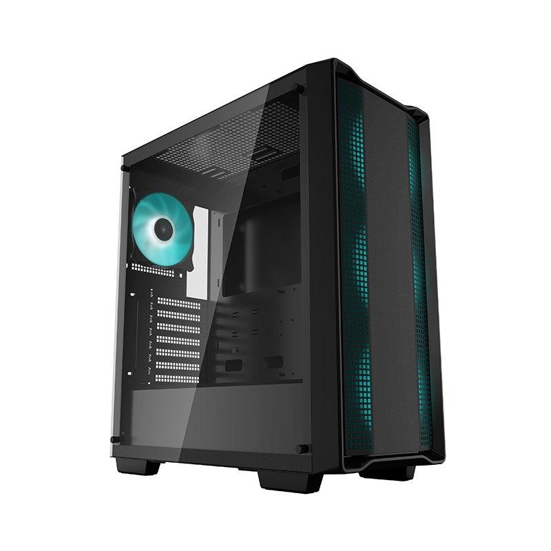 DEEPCOOL skříň CC560 V2 / ATX / 4x120 mm fan / USB 3.0 / USB 2.0 / černá