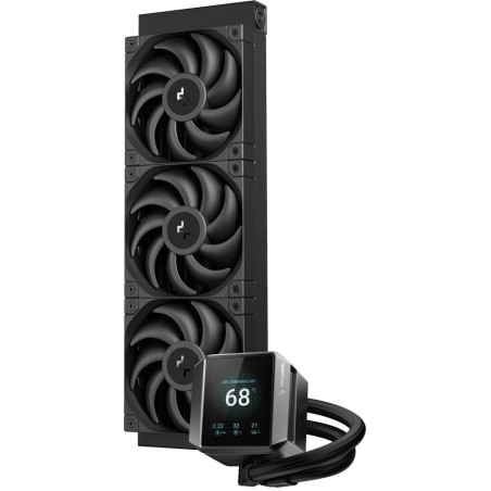 DEEPCOOL vodní chladič MYSTIQUE 360 / 3x120mm fan / dig. displej / Intel i AMD / černý