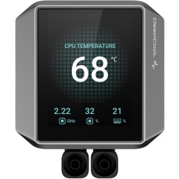 DEEPCOOL vodní chladič MYSTIQUE 360 / 3x120mm fan / dig. displej / Intel i AMD / černý