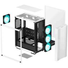 DEEPCOOL skříň CC560 V2 / ATX / 4x120 mm fan / USB 3.0 / USB 2.0 / bílá
