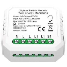 IMMAX NEO SMART kontroler s měřením spotřeby V6 1-tlačítkový Zigbee 3.0, TUYA