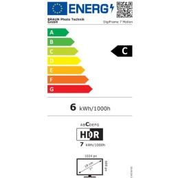 Braun fotorámeček 7 Motion  (7", 1024x600px, 16:9 LED, FullHD, 4GB)