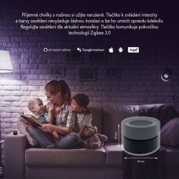 IMMAX NEO SMART otočné tlačítko, změna CCT, stmívání, scény, Zigbee, TUYA