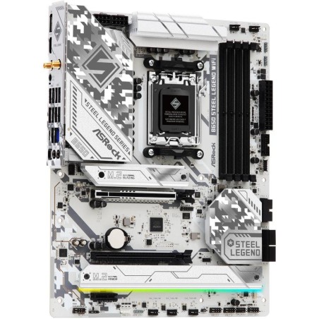 ASRock B650 Steel Legend WiFi / AMD B650 / AM5 / 4x DDR5 DIMM / 3x M.2 / HDMI / DP / USB-C / WiFi / ATX
