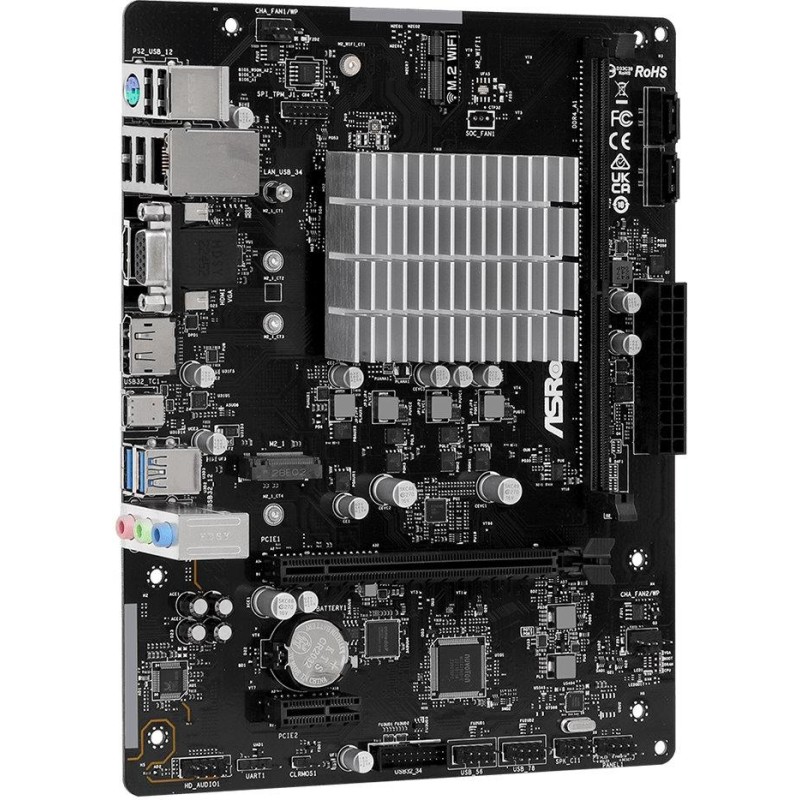 ASRock N100M / Alder Lake N100 / 1x DDR4 DIMM / VGA / HDMI / DP / mATX