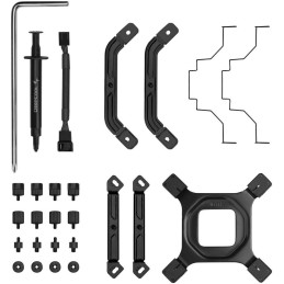 DEEPCOOL chladič AK500 Digital / 120mm fan / 5x heatpipes / PWM / pro Intel i AMD / RGB / černý