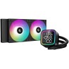 DEEPCOOL vodní chladič LD240 / 2x120 mm PWM ARGB fan / display / černý