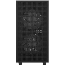 DEEPCOOL skříň CH360 Digital / mATX / 140mm +120 mm fan / USB 3.0 / USB-C /  mesh panel / prosklená bočnice / černá