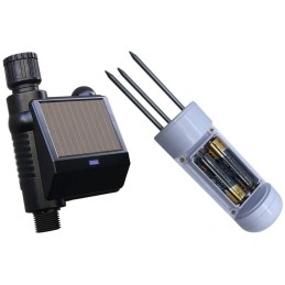 IMMAX NEO SMART zavlažovací ventil se solárním panelem + čidlo půdní vlhkosti, Zigbee, TUYA