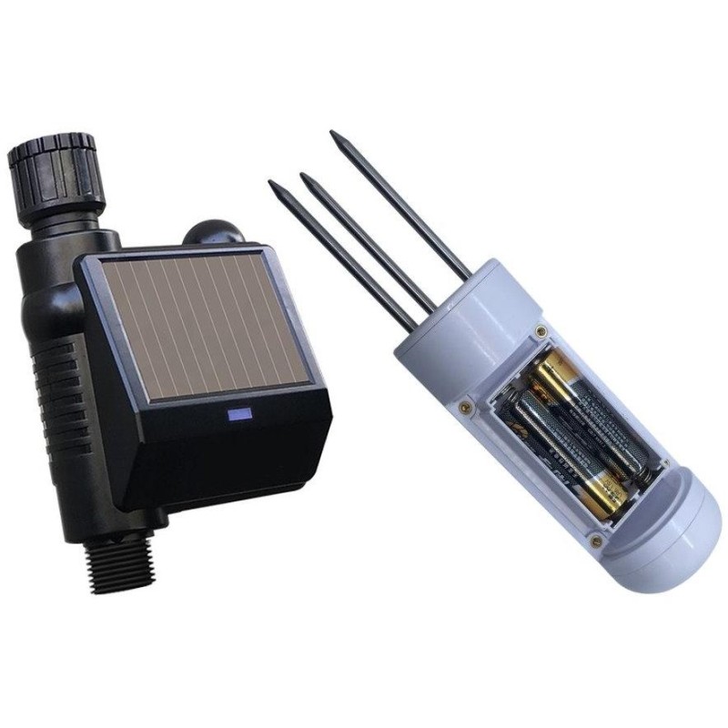 IMMAX NEO SMART zavlažovací ventil se solárním panelem + čidlo půdní vlhkosti, Zigbee, TUYA