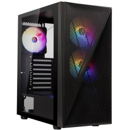BitFenix skříň Helios / ATX / 4x120mm RGB fan / 2xUSB 3.0 / USB 2.0 / tvrzené sklo / černá