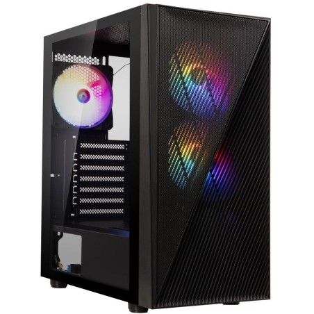 BitFenix skříň Helios / ATX / 4x120mm RGB fan / 2xUSB 3.0 / USB 2.0 / tvrzené sklo / černá