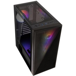 BitFenix skříň Helios / ATX / 4x120mm RGB fan / 2xUSB 3.0 / USB 2.0 / tvrzené sklo / černá