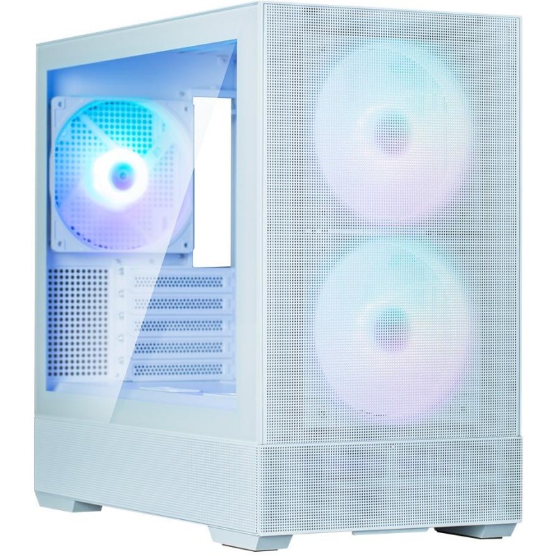 Zalman skříň P30 AIR White / miniT / 3x140mm fan ARGB / USB 3.0 / USB-C / temperované sklo / mesh panel / bílá