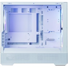 Zalman skříň P30 AIR White / miniT / 3x140mm fan ARGB / USB 3.0 / USB-C / temperované sklo / mesh panel / bílá
