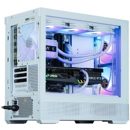 Zalman skříň P30 AIR White / miniT / 3x140mm fan ARGB / USB 3.0 / USB-C / temperované sklo / mesh panel / bílá