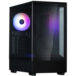 Zalman skříň P10 Black / miniT / 1x120mm fan ARGB / USB 3.0 / USB-C / temperované sklo / černá