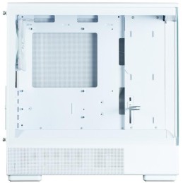 Zalman skříň P10 White / miniT / 1x120mm fan ARGB / USB 3.0 / USB-C / temperované sklo / bílá