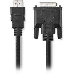 NEDIS kabel HDMI - DVI/ konektor HDMI - zástrčka DVI-D 24+1pinová/ černý/ bulk/ 3m