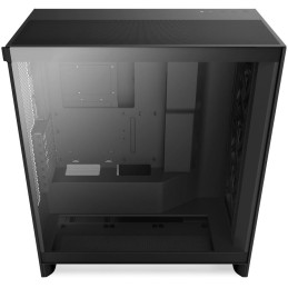 NZXT skříň H7 Flow edition / ATX / 3x 120 mm fan / USB-C / 2x USB / prosklená bočnice / mesh panel / černá
