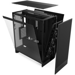 NZXT skříň H7 Flow edition / ATX / 3x 120 mm fan / USB-C / 2x USB / prosklená bočnice / mesh panel / černá