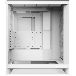 NZXT skříň H7 Flow edition / ATX / 3x 120 mm fan / USB-C / 2x USB / prosklená bočnice / mesh panel / bílá