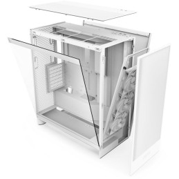 NZXT skříň H7 Flow edition / ATX / 3x 120 mm fan / USB-C / 2x USB / prosklená bočnice / mesh panel / bílá