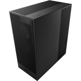 NZXT skříň H7 Flow RGB edition / ATX / 1x360mm RGB core fan/ USB-C / 2x USB / proskl. bočnice / mesh panel / RGB / černá