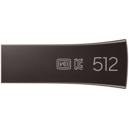 SAMSUNG Bar Plus USB 3.1 512GB / USB 3.2 Gen 1 / USB-A / Kov / Šedá