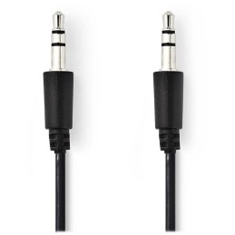 NEDIS kabel jack 3,5 mm - jack 3,5 mm/ černý/ bulk/ 1m