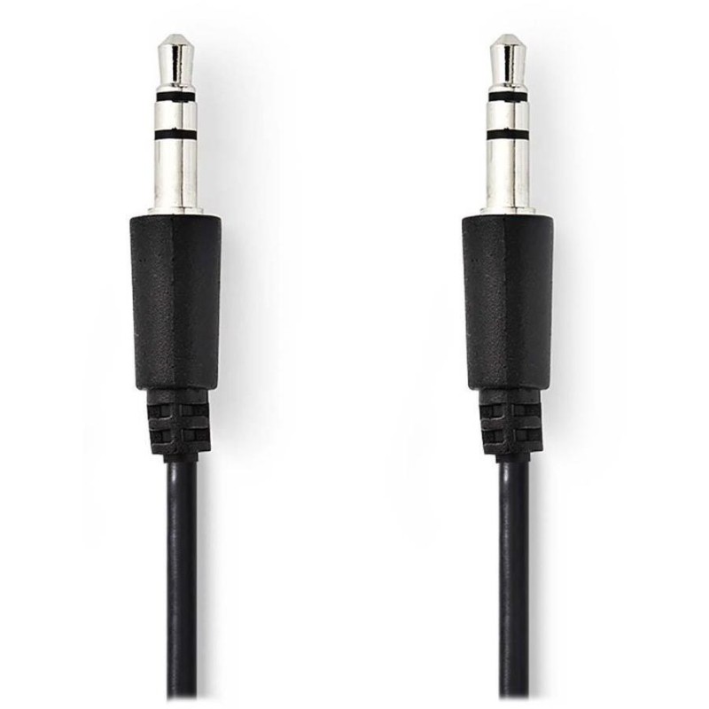 NEDIS kabel jack 3,5 mm - jack 3,5 mm/ černý/ bulk/ 1m
