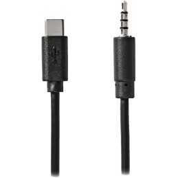 NEDIS USB-C adaptér/ USB-C zástrčka - 3,5 mm jack zástrčka/ černý/ bulk/ 1m